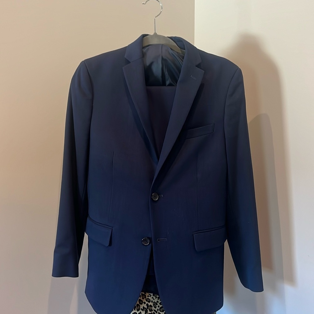 Boys Brooks Brothers Navy Suit- -18R